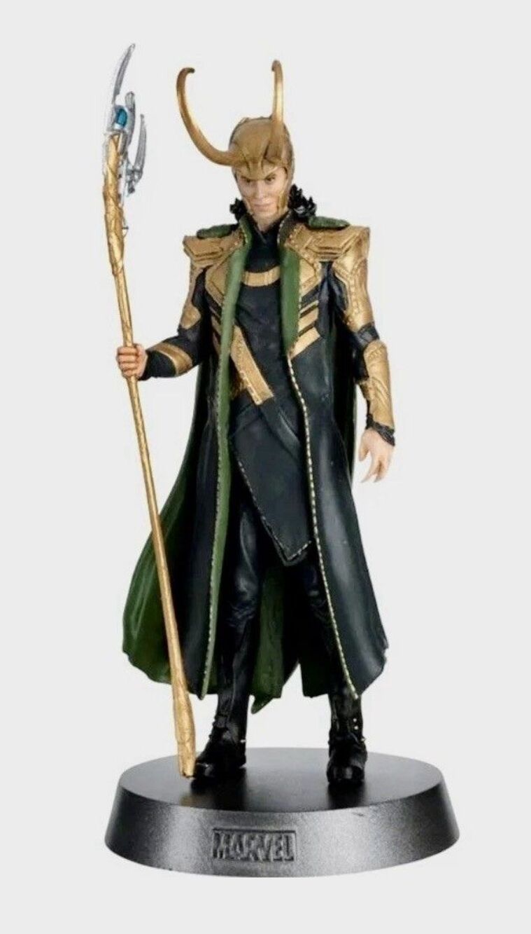 The Avengers Loki Heavyweights Die-Cast Metal Figure with metal collector’s box